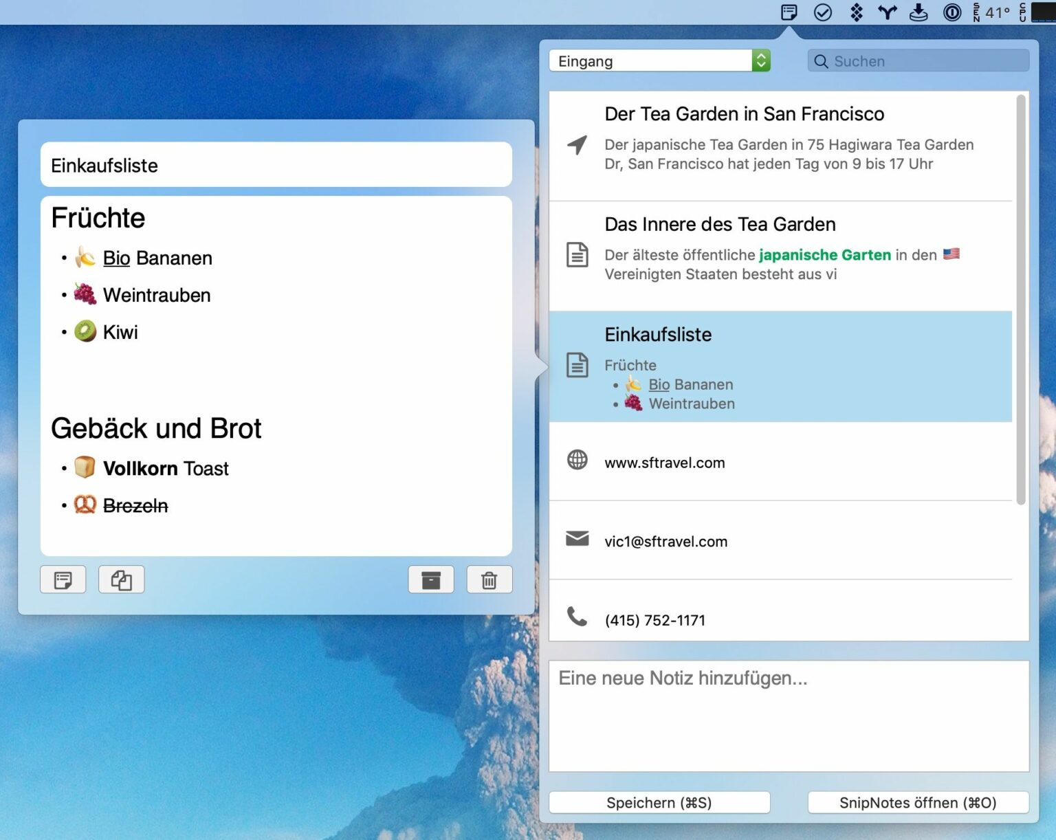 SnipNotes 3.1 verbessert die Arbeit mit der Zwischenablage SnipNotes