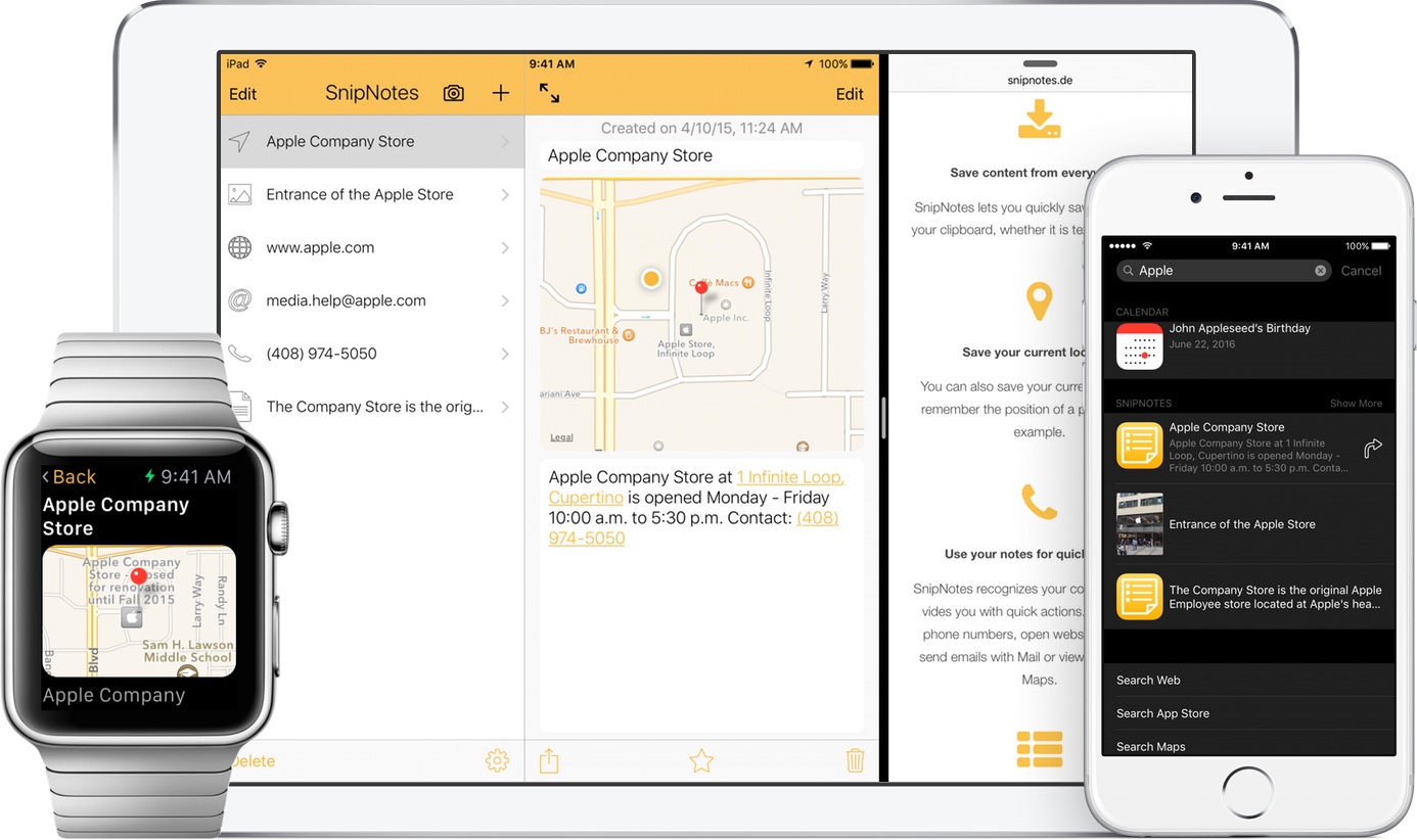 Sniff Notes SnipNotes - A new way to use your notes | MacRumors Forums