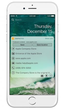 New widget design